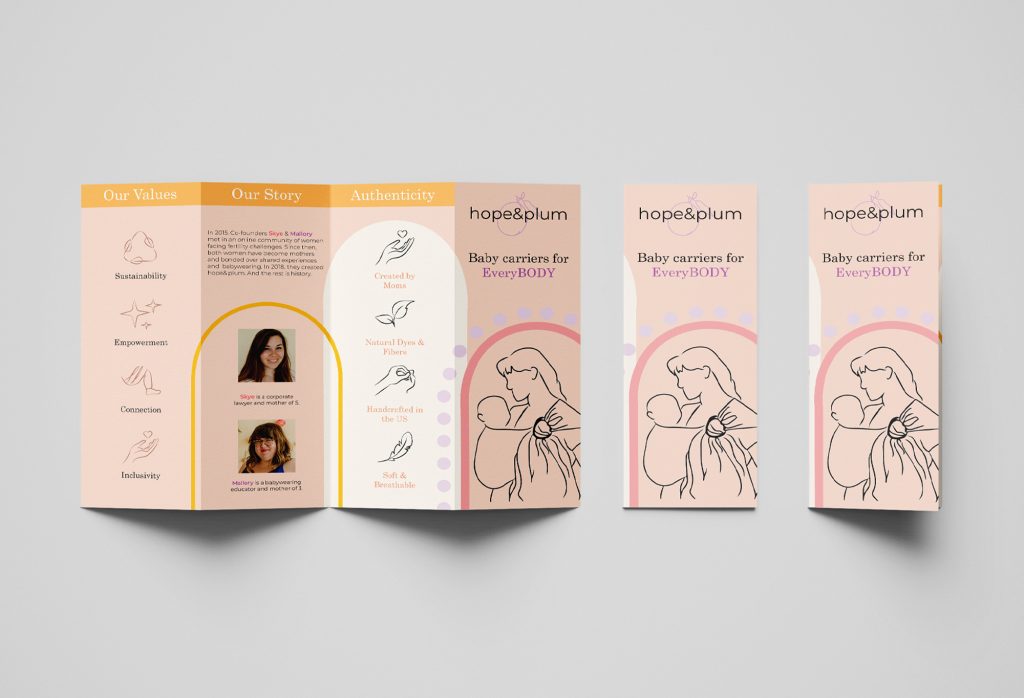 pink brochure