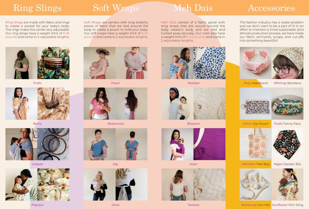 a flat of a brochure